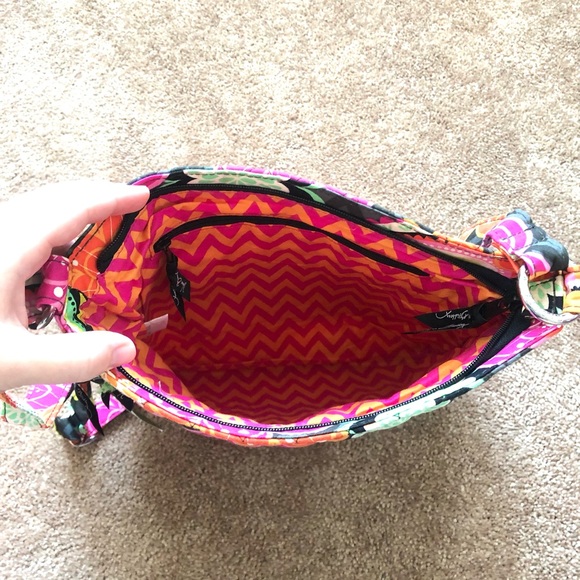 NWT Vera Bradley Crossbody Bag Triple Zip Hipster - Picture 6 of 6
